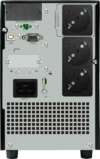 Powerwalker VI 3000 CW UPS Line-Interactive 30000VA 2100W με 3 Schuko Πρίζες