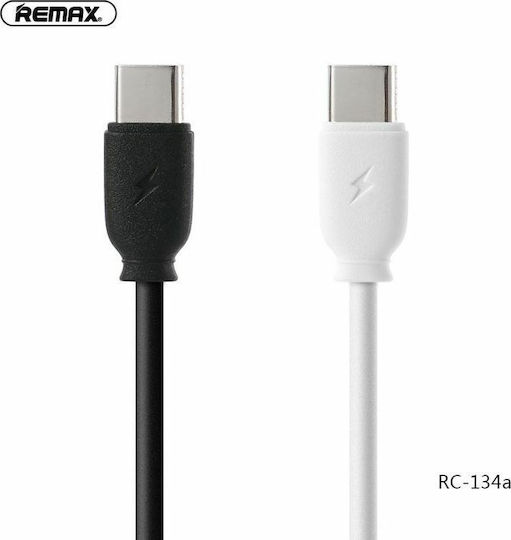 Remax Suji RC-134a USB 2.0 Cable USB-C male - USB-A Λευκό 1m 14191