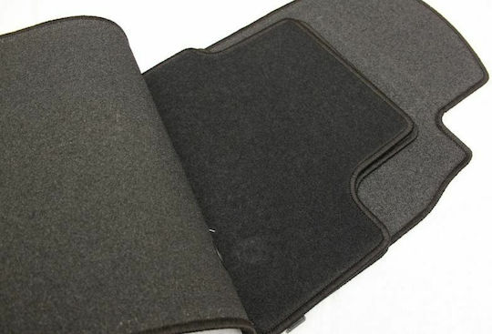 Petex Satz Vorder- und Hintermatten 4Stück aus Teppichboden für Chevrolet Cruze 2009-2016 Schwarz