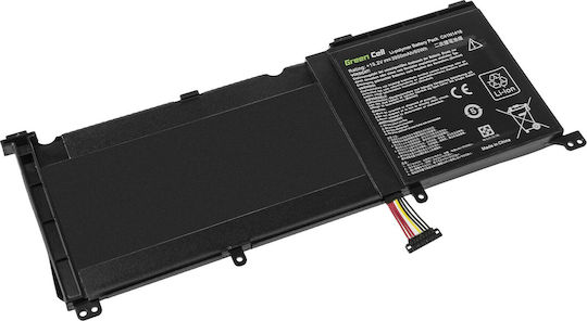 Green Cell Compatible Battery for Asus Zenbook G501J/G501JW/G501V/Pro UX501/UX501J/UX501JW with 3950mAh