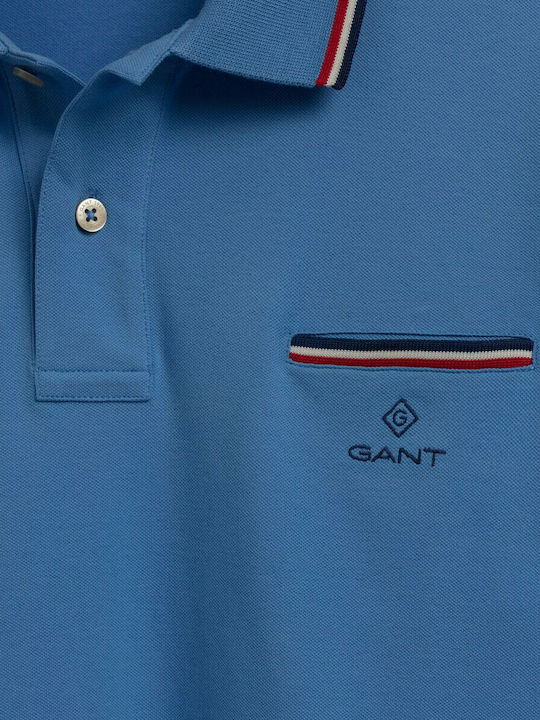 Gant Men's T-shirt Polo Blue