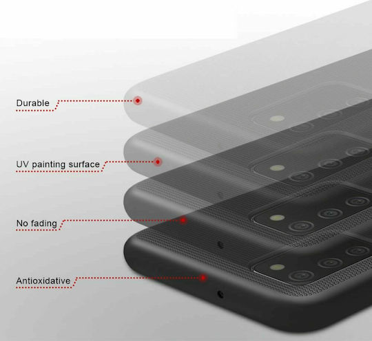 Nillkin Frosted Shield Back Cover Πλαστικό Μαύρο (Galaxy A02s)