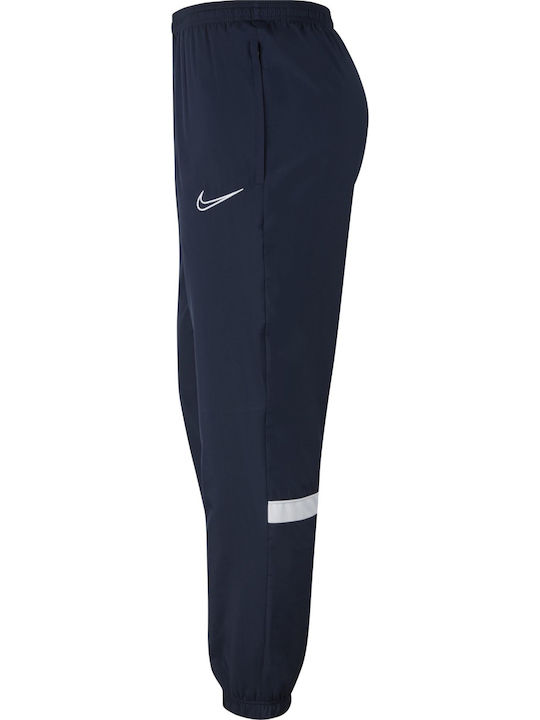 Academy Fußball Jogginghose Dri-Fit Glänzend mit Gummizug Marineblau