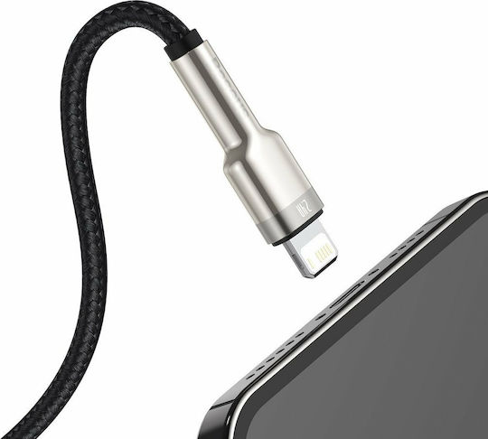 Baseus Cafule Series Braided USB-A to Lightning Cable Black 1m (CALJK-A01)