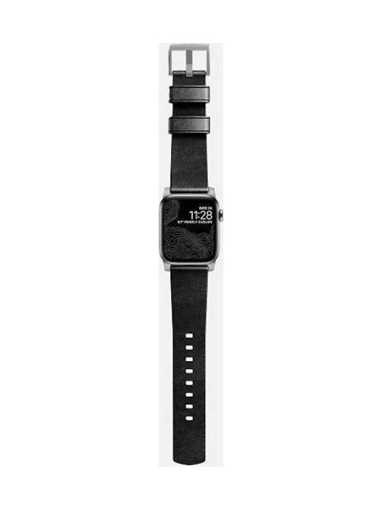 Nomad Modern Strap Curea Piele artificială Argintiu (Apple Watch 38/40/41/42mm) NM1A31TM00