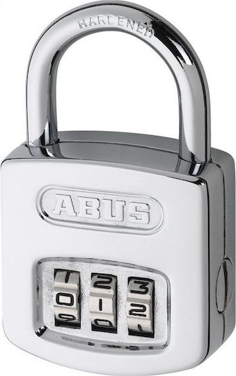 Abus Steel Padlock Brass Combination 50mm 1pcs