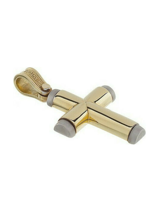 Triantos Men's Gold Cross 14K