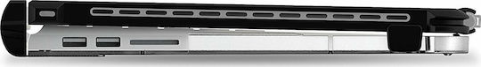 UAG Plasma Flip Cover Ανθεκτική Ασημί (Microsoft Surface Book 2)