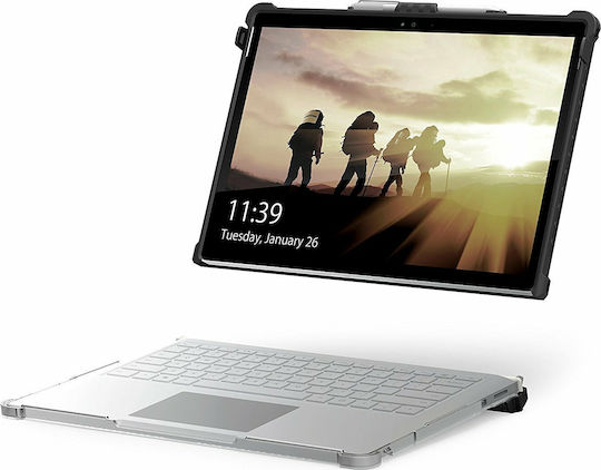 UAG Plasma Flip Cover Ανθεκτική Ασημί (Microsoft Surface Book 2)