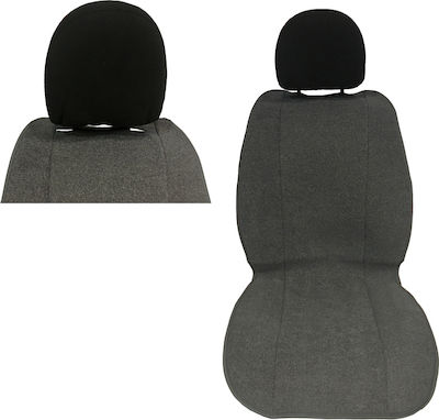 Towel Single Seat Cover 2pcs Super Fresh Gray