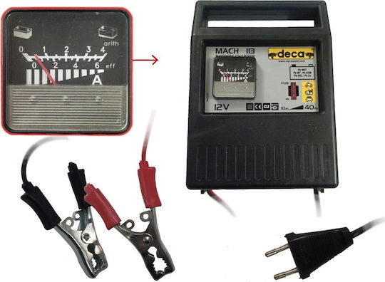 Deca Φορτιστής Μπαταρίας Αυτοκινήτου 12V Mach 113