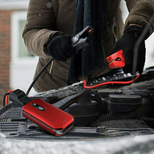 Baseus Super Energy Pro Преносим Стартер за автомобилна батерия 12000mAh с Захранваща банка / USB / Стъкла 12V 12000mΑh
