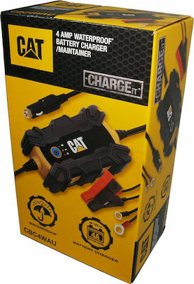 CAT Φορτιστής Μπαταρίας Αυτοκινήτου 12V 4 Amp Waterproof Battery Charger / Maintainer