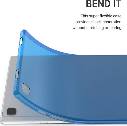 KWmobile Crystal Back Cover Blue / Transparent (Galaxy Tab A7 2020/2022) 53381.04