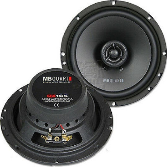 MB Quart QX165 Σετ Ηχεία Αυτοκινήτου 6.5" με 80W RMS (2 Δρόμων)