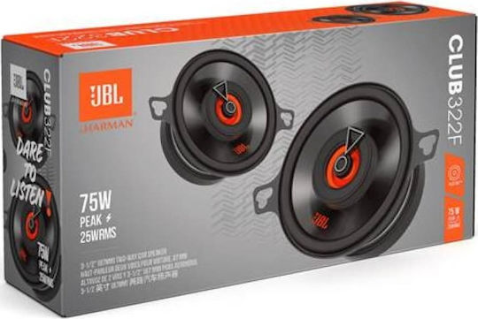 JBL Комплект Автомобилни Високоговорители Club 322 3.5" с 25W RMS (2 път)