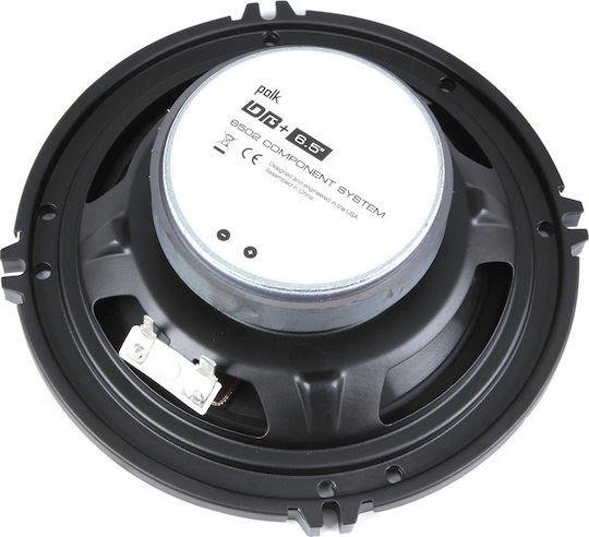 Polk Audio DB6502 Σετ Ηχεία Αυτοκινήτου Διαιρούμενα 6.5" με 100W RMS (2 Δρόμων)