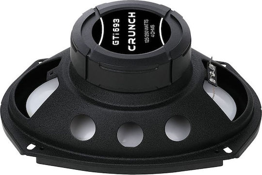 Crunch GTi693 Σετ Ηχεία Αυτοκινήτου 6x9" με 125W RMS (3 Δρόμων)