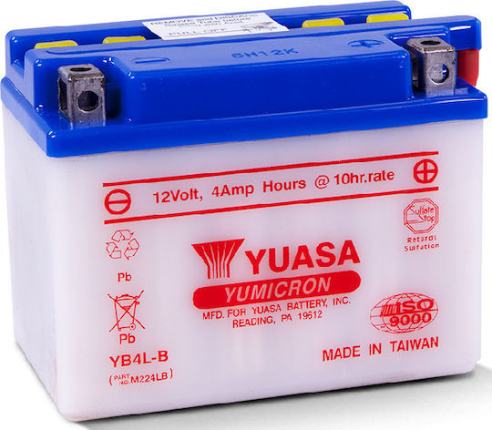 Yuasa Deschis Baterie Motocicleta 56A cu Capacitatea 4.2Ah