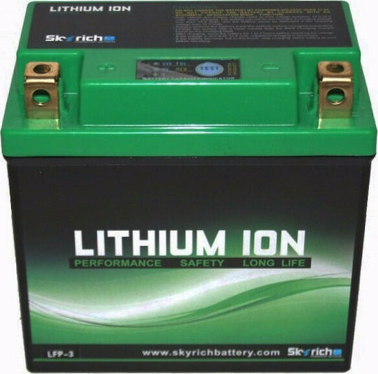 Skyrich LFP-3 Lithium Motorradbatterie YB7-A 145A mit Kapazität 2.4Ah