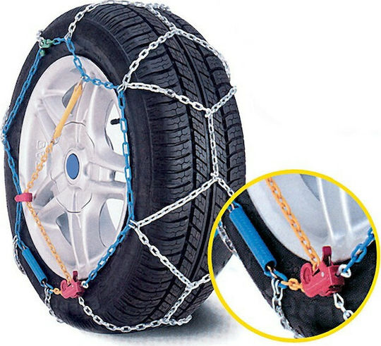 Husky No 90 No 90 Αντιολισθητικές Αλυσίδες Πάχους 12mm Επιβατικού Αυτοκινήτου 2τμχ