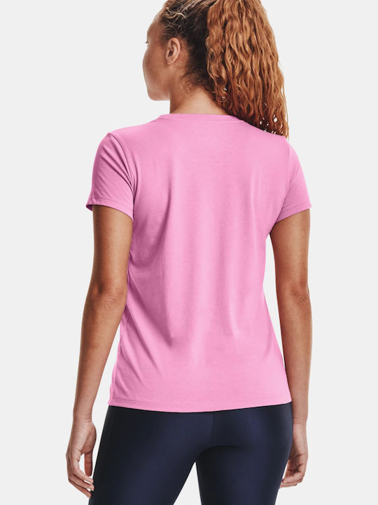 Graphic Damen T-Shirt Fuchsie