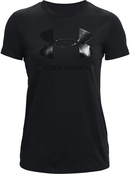 Live Sportstyle Graphic Women's T-shirt Fast Drying Black