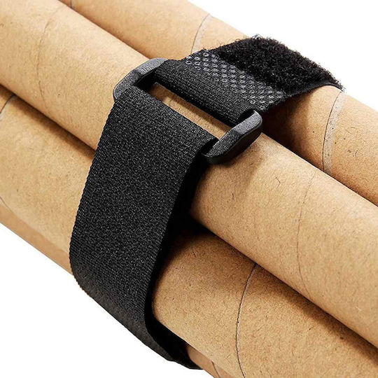 Powertech Δεματικά Καλωδίων Πλαστικά 600mmx20mm σε Μαύρο χρώμα (10τμχ) (TIES-027)