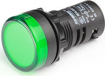 Xindali LED Anzeigelampe 110V Grün 1Stück 022-012110100