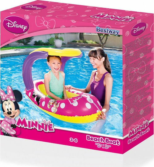 Bestway Minnie Kinder Aufblasbare Boote Rosa 112x71cm
