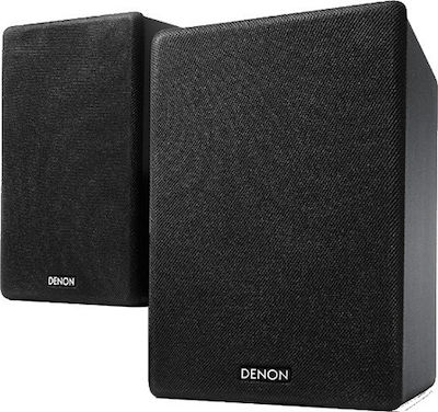 Denon SC-N10 SCN-10 Pair of Hi-Fi Speakers Bookself 120W 2 No of Drivers W15.3xD20xH23.3cm. Black