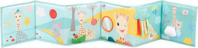 Sophie La Girafe Activity Book Σόφι Η Καμηλοπάρδαλη Αναδιπλούμενο Βιβλιαράκι made of Fabric for 0++ Months