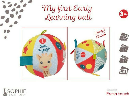 Sophie La Girafe Ball My First Learning Ball made of Fabric with Sounds for 3++ Months