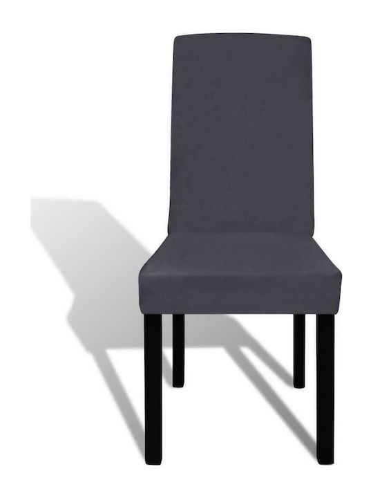 vidaXL Chair Elastic Cover Ανθρακί