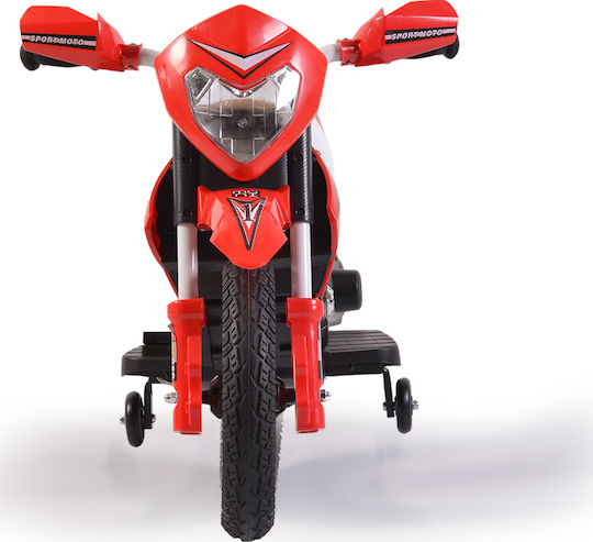 Kinder Motorrad Inspiriert Super Moto Elektroantrieb 6 Volt Rot