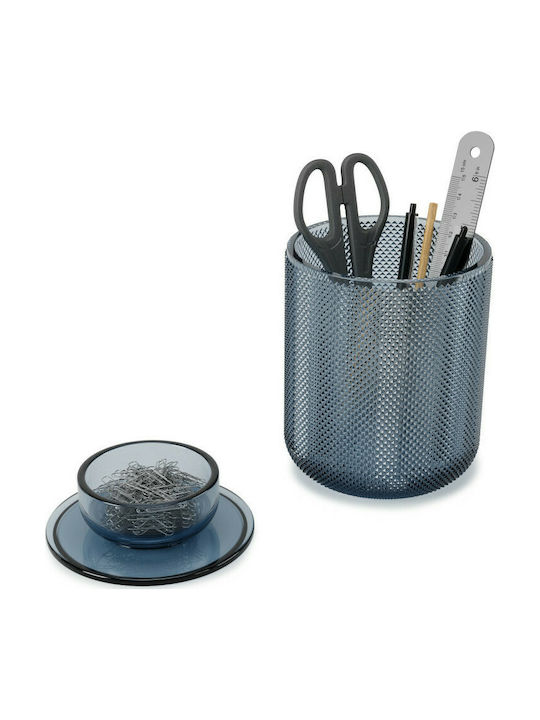 Umbra Decorative Vase Allira Blue 10.8x10.8x15.9cm