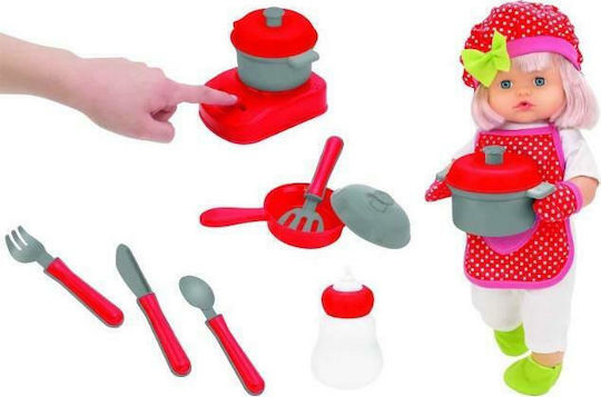 Globo Baby Doll Set Bimbo Molly Baby Chef for 2+ Years