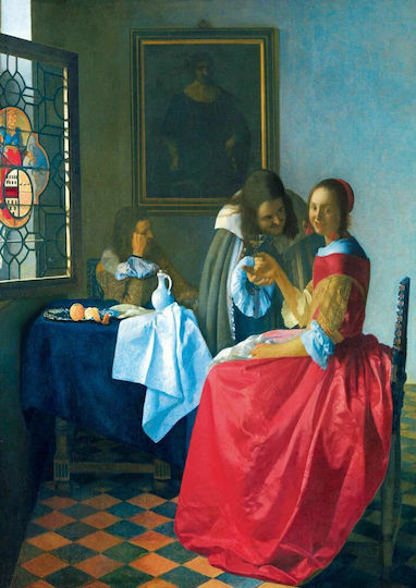 Museum Series Vermeer The Girl with the Wine Glass Puzzle 2D 1000pcs 60067