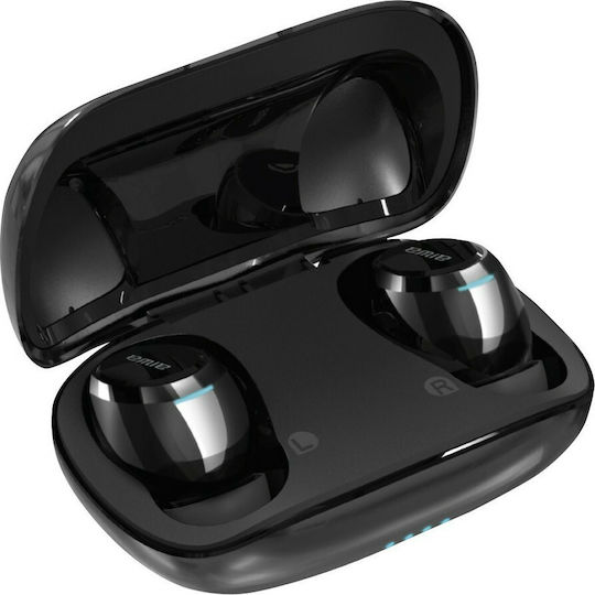 Aiwa EBTW-850 In-ear Bluetooth Handsfree Ακουστικά με Αντοχή στον Ιδρώτα και Θήκη Φόρτισης Μαύρα