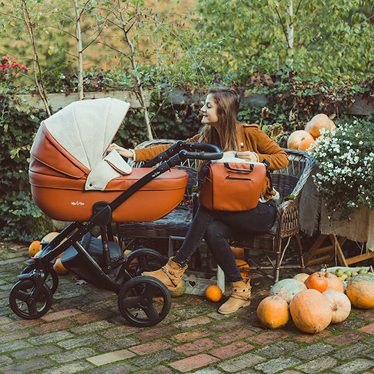 Milu Kids Starlet Eko Adjustable 2 in 1 Baby Stroller Suitable for Newborn Moka 13.10kg