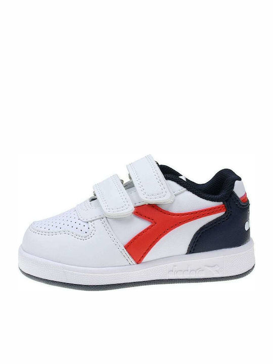 Diadora Παιδικό Sneaker Playground TD με Σκρατς για Αγόρι Λευκό