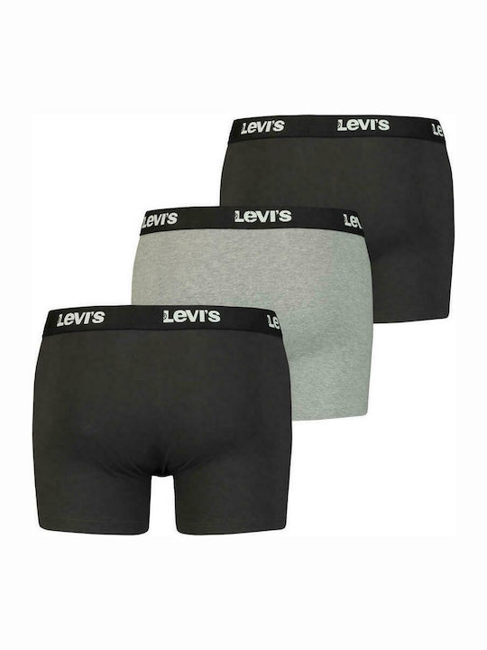 Levi's Back in Session Men's Boxers 3Pack Gray