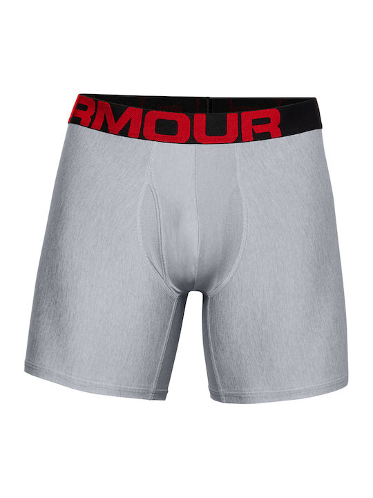Tech 6In Men's Boxers Gray 2Pack