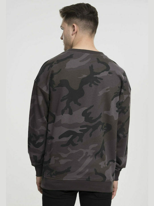 Urban Classics Men's Sweatshirt Dark Camo