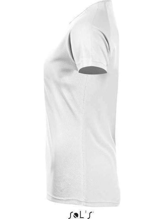 Sol's Sporty Women's Short Sleeve Promotional T-Shirt White
