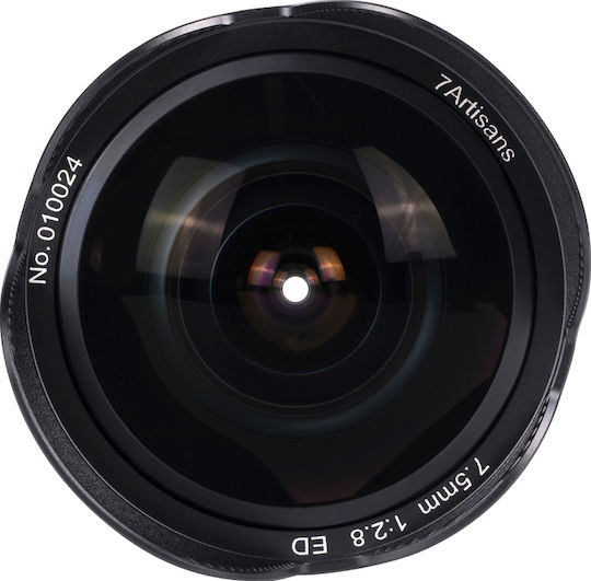 7artisans Medium Format Φωτογραφικός Φακός Photoelectric 7.5mm f/2.8 Mark II Fisheye / Wide Angle για Fujifilm X Mount Black