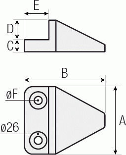 Brevetti Adem 23 Garage Door Accessory Geschlossene Position