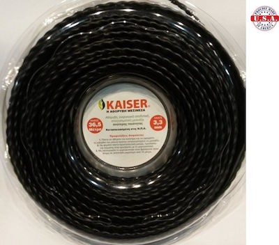 Kaiser Round Twist Brush Cutter Trimmer Line 3.3mm 36.5m VS130DLG12