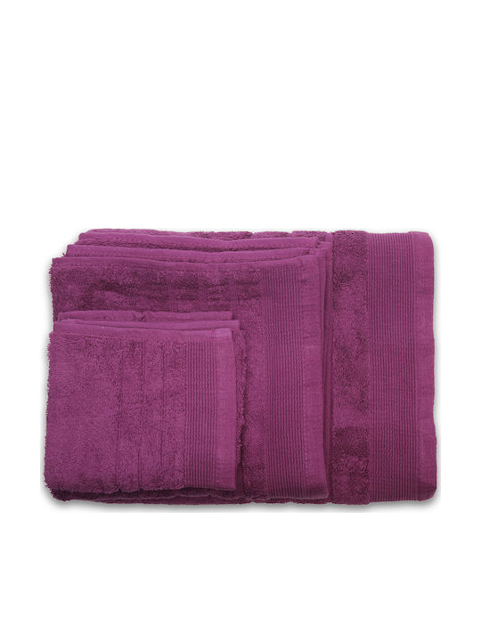 Sunshine Badehandtuch Himburi 70x140cm. 5 Mauve Gewicht 500gr/m²