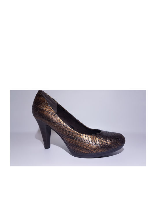 Marco Tozzi Stiletto Brown High Heels 22431-37 Bronze 2-22431-37-902